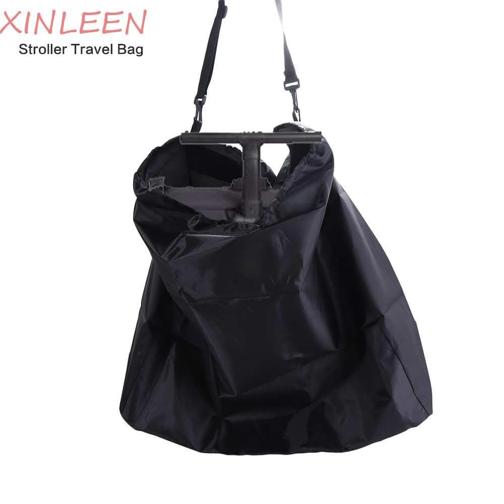 XINLEEN Carrinho De Bebê Bolsa De Viagem Universal Multifuncional Antipoeira Preto Leve Organizador De