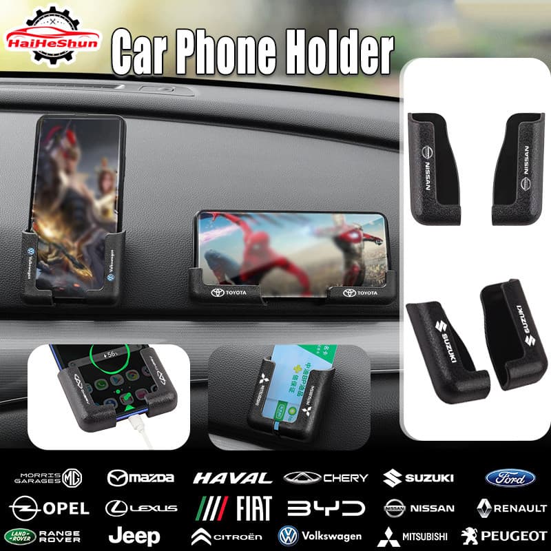 【HAIHESHUN】À Prova De Quebra-Cabeça Colando Telefone Gps Montagem Suporte Montado No Carro Do Móvel Acessórios