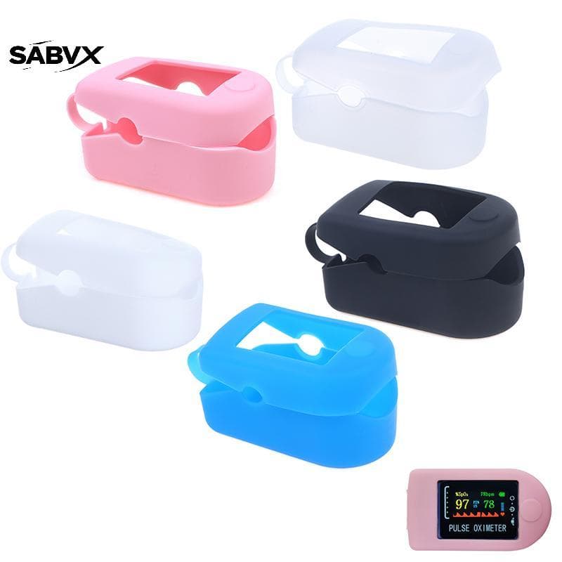 SABVX Bolsa De Armazenamento De Silicone , Clipe De Dedo , Oxímetro , Capa Protetora , Suporte Protetor De Pulso Braet B