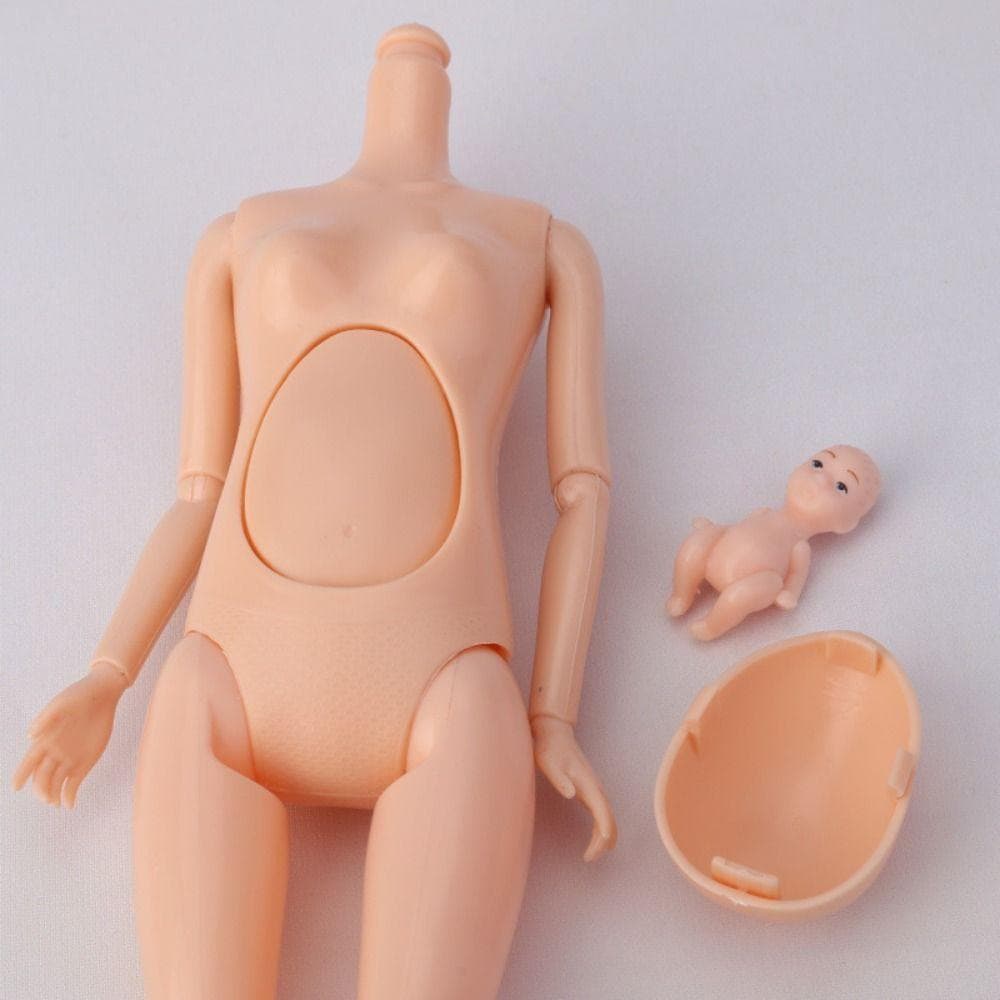 Brinquedos De Boneca Nua De Barriga Grande , Removíveis Sem Cabeça Articulada Bonecas BJD Nuas , Móveis DIY Ajustáveis P