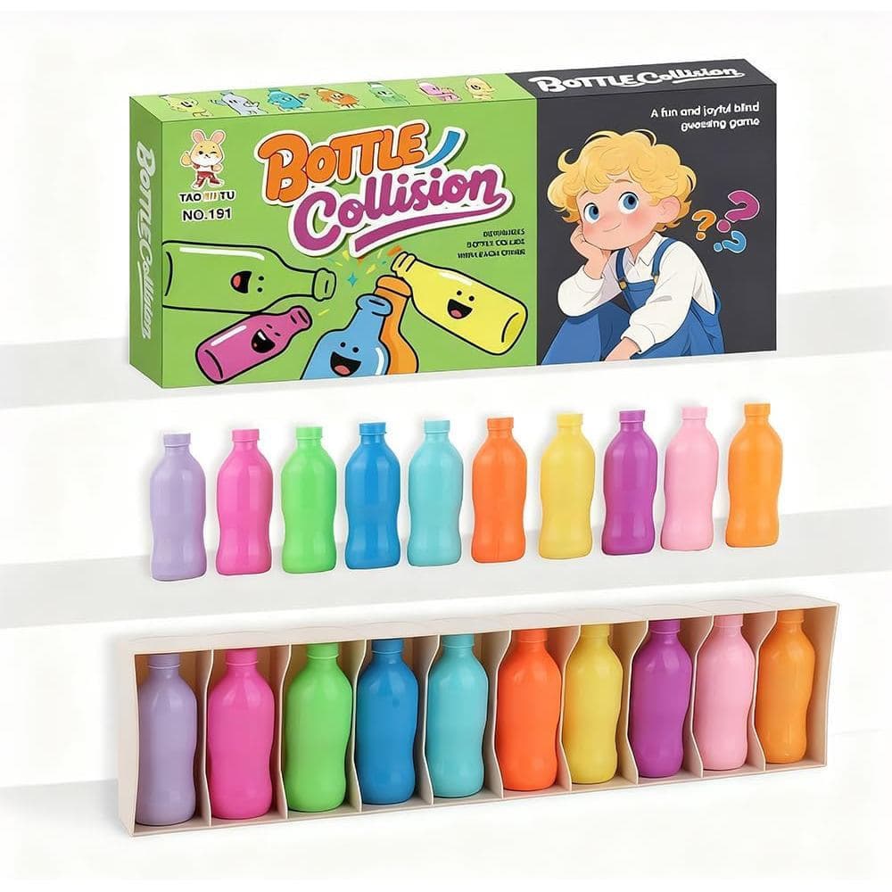Brinquedos De Correspondência De Cores De Garrafas , Divertidos , Jogo Interessante Da Cor Garrafa-Jogos De Família Para