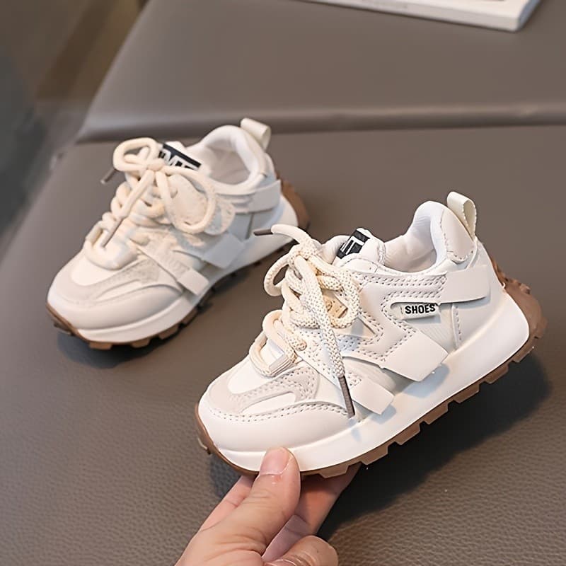 Novo Estilo Infantil Calçados Esportivos Moda Casual Confortável Tênis De Cano Baixo Sola Grossa