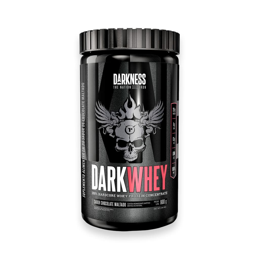 Whey Protein DarkWhey 100% Darkness Chocolate Maltado 900g