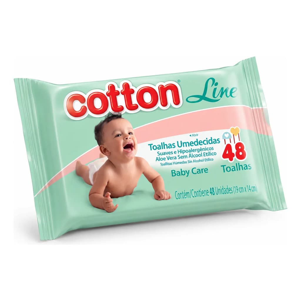 Toalhas Lenços Umedecidos Suave Higiene Limpeza Bebê Infantil Pele Sensível Uso Diário Prático hipoalergênicas