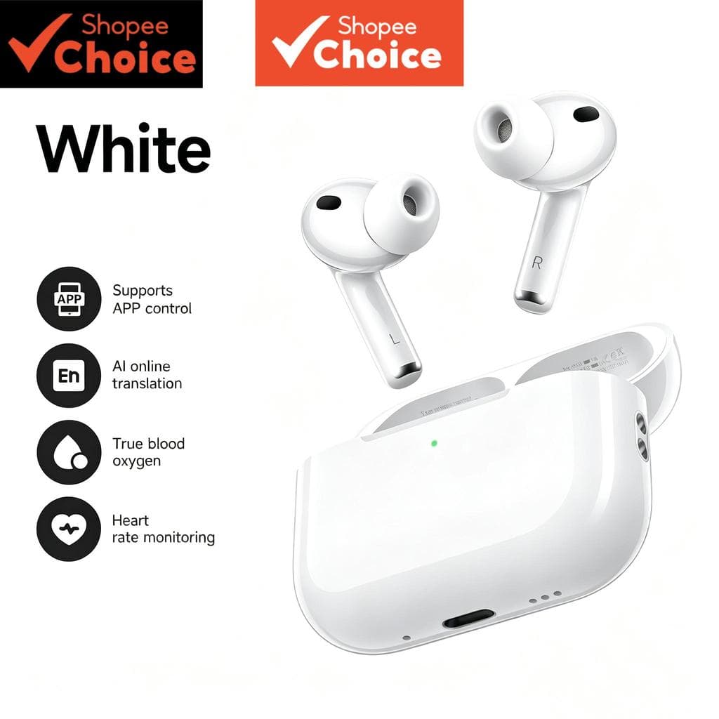 Fones de Ouvido Gen5th, Fones de Ouvido Bluetooth, Fones Intra-Auriculares Esportivos para Jogos com Todas as Funções,