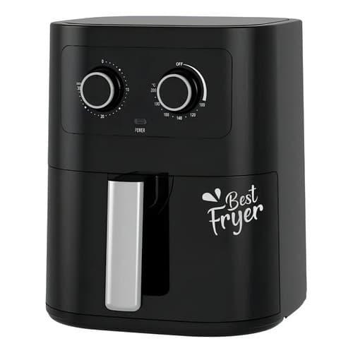 Fritadeira Elétrica Sem Gordura Óleo Air Fryer Cor Preto 220v