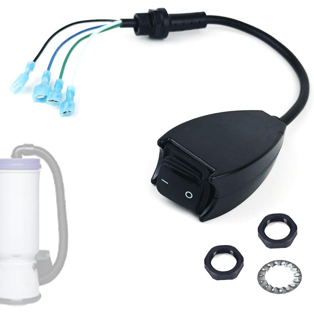 Conjunto de Cabo de Interruptor 101610 para Aspirador de Pó Cilíndrico ProTeam, Compatível com Peças de Aspirador de Pó 