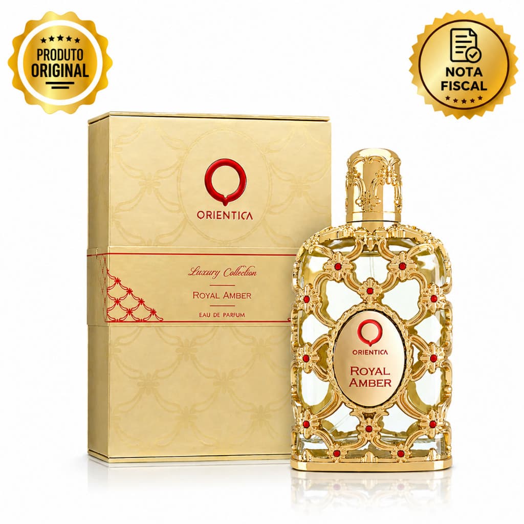 Perfume Árabe Orientica Royal Amber EDP Feminino 80ml Original Importado Ambarado Luxo Presente