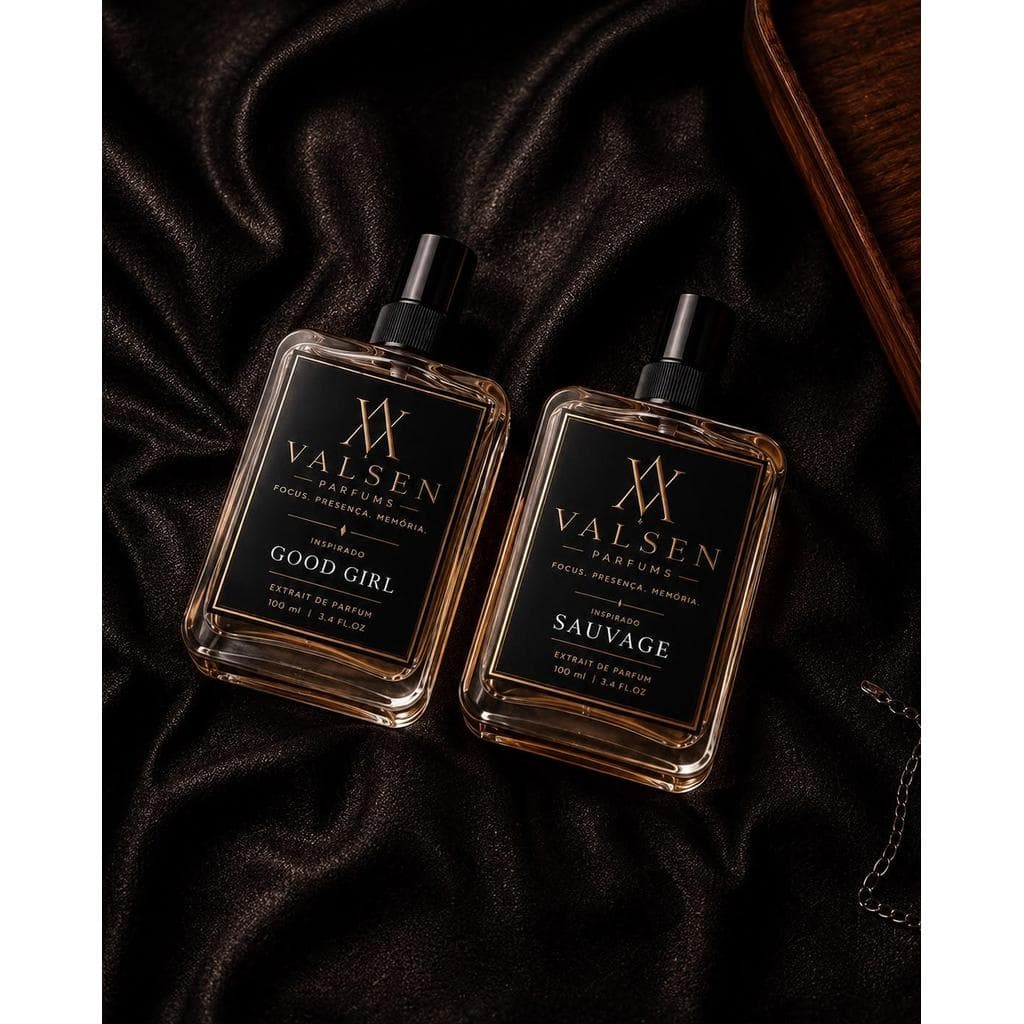 Kit 2 Perfumes Feminino e Masculino 100ml Inspirados Fragrâncias Importadas Entrega Rápida Elegante Marcante