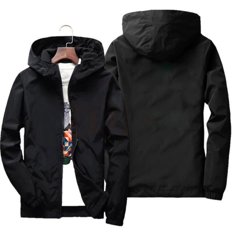 Jaqueta com capuz jaqueta masculina 2026 novo estilo primavera outono versão coreana Casual tamanho grande jaqueta com c