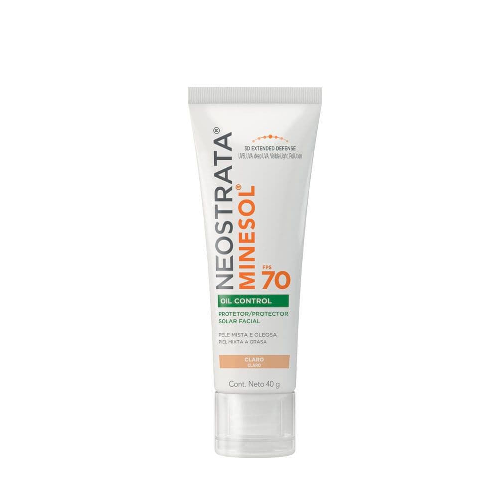 Protetor Solar Facial NeoStrata Minesol Oil Control FPS 70 Pele Clara 40g