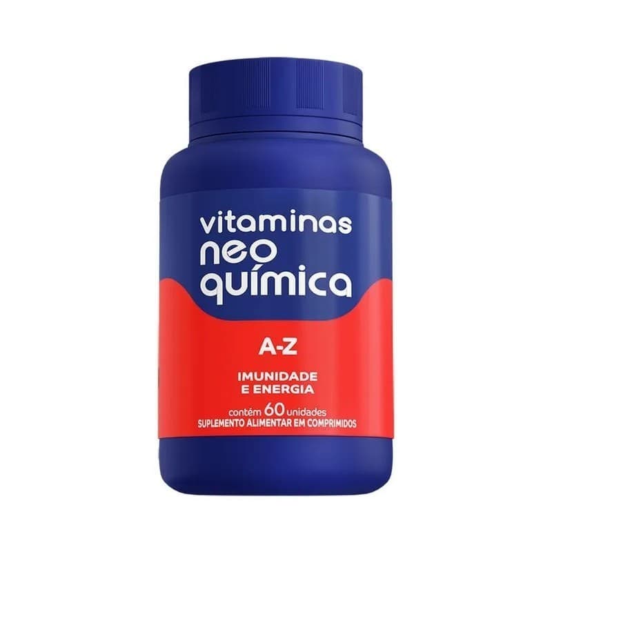 Vitamina Neo Química A-Z 60 Comprimidos Suplemento Alimentar Vitaminas e Minerais
