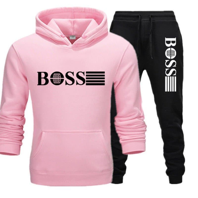 Conjunto esportivo masculino, conjunto estampado de estilo esportivo, conjunto unissex para casal, moletom feminino forr