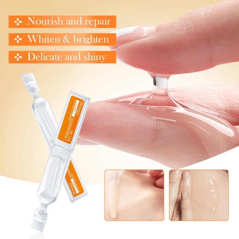 Essência de polimento de ácido hialurônico, vitamina c em inglês completo, BIOAQUA, vitamina c, essência antioxidante hi