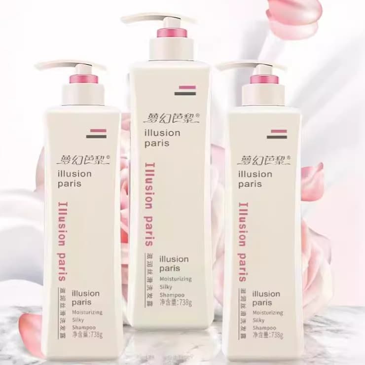 Domela Dream Paris Hidratante Shampoo Sedoso Condicionador Hidratante Fragrância Macia Shampoo Feminino Lavagem Corporal