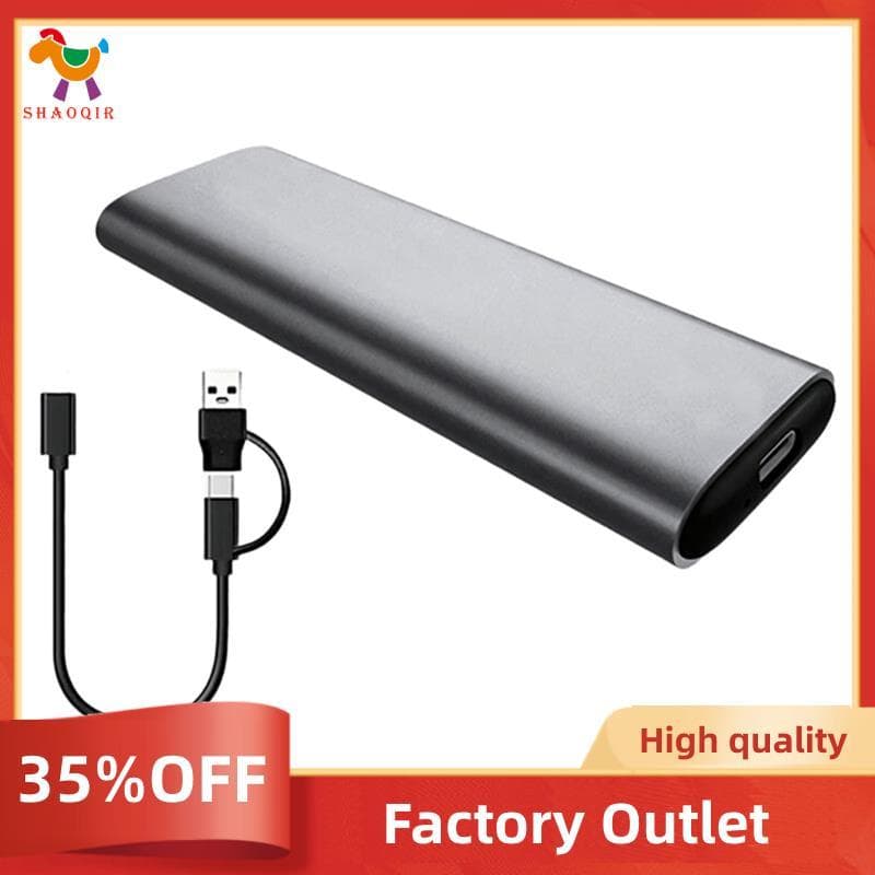 2 Em 1 M2 SSD Caso NVME SATA Protocolo Duplo Gabinete 10Gbps USB C Externo Suporta Teclas M E B +
