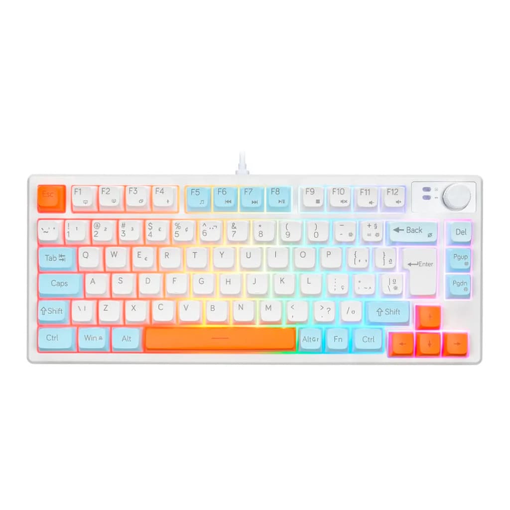 Teclado Mecânico Gamer Wassay Com LED RGB E Fio