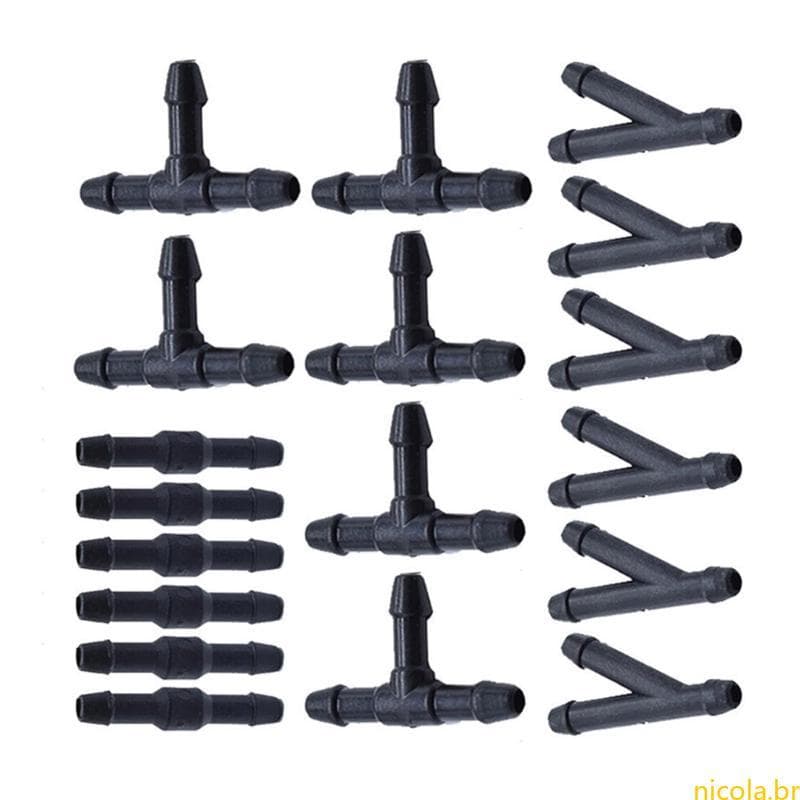 Nic 18 Pcs Conectores Lavagem Carro Kit Limpeza Pára-Brisa Para Veículo