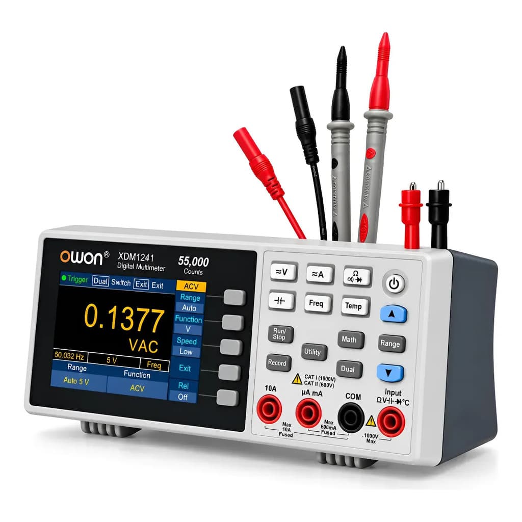 Multímetro Digital Owon Xdm-1241 55.000 Contagens