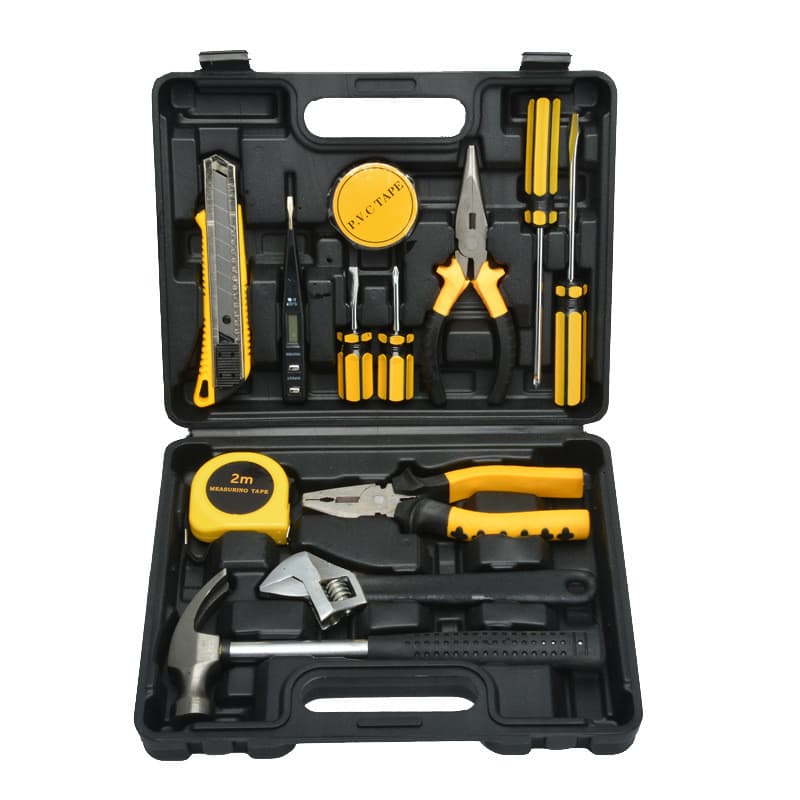 Caixa de ferramentas para reparo doméstico, ferramentas de Hardware, Kit de combinação doméstica multifuncional de emerg