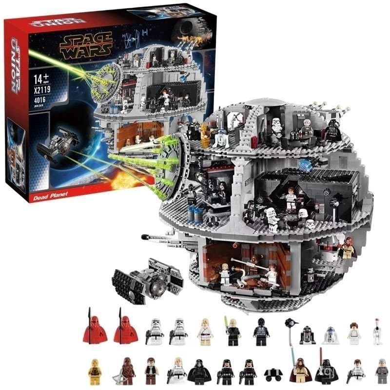 Compatível com o LEGO 75159 Star Wars Series Death Star 3, um brinquedo de blocos de montar de alta dificuldade para adu