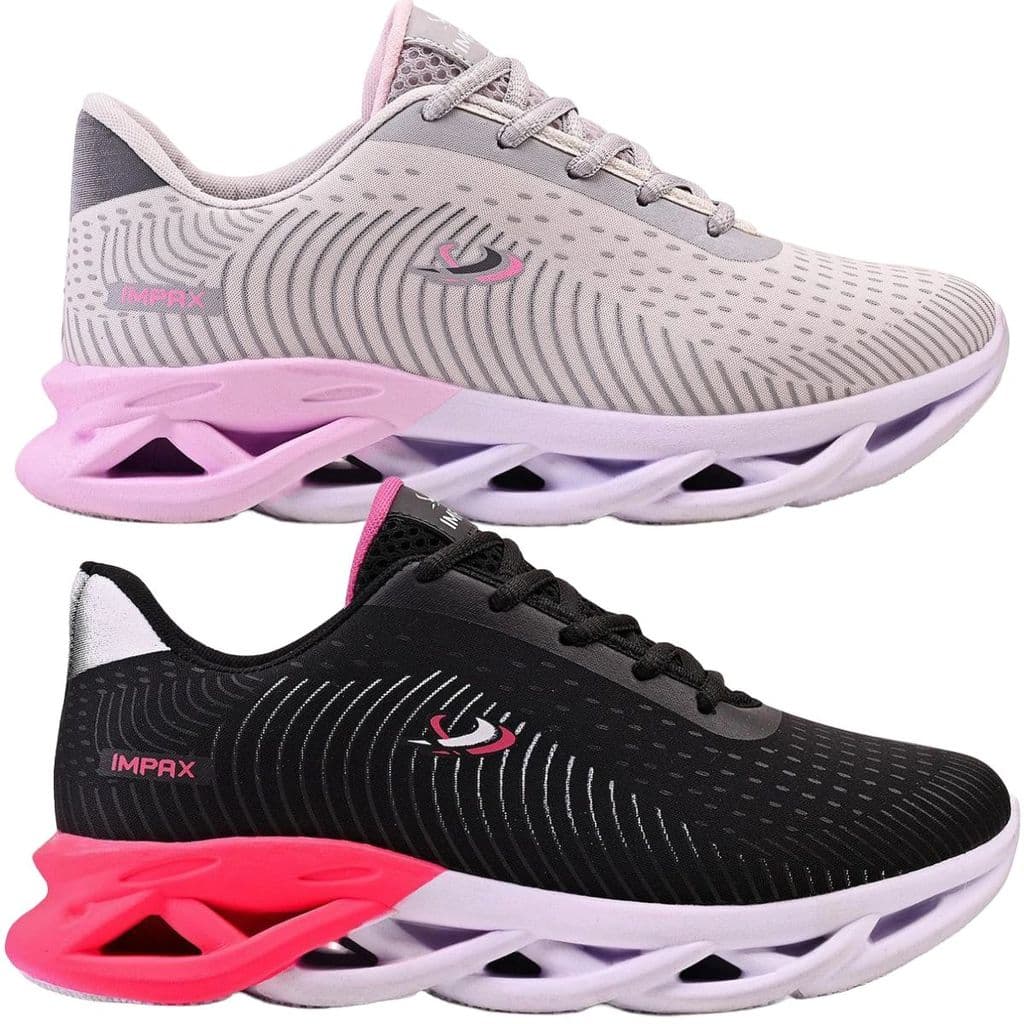Kit 2 Tenis Feminino Bella Esportivo Caminhada Academia Treino Corrida Calçado Leve Confortavel