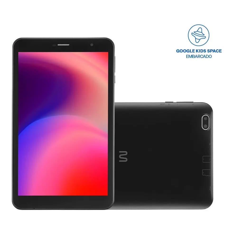 tablet de estudo e leitura Multi M8 Android 11 4G 32GB Tela 8" 2GB RAM