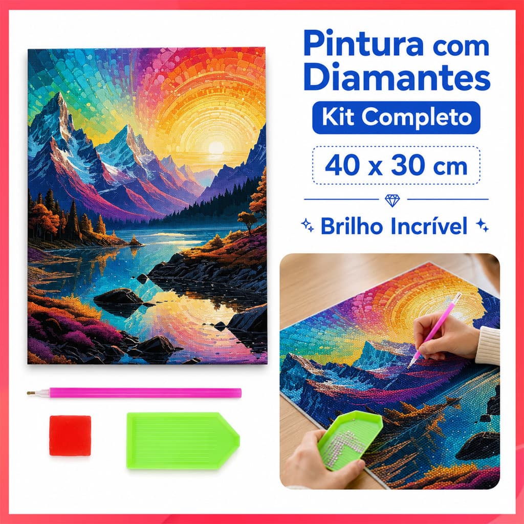  Sunshine Jinshan 5D Kit de pintura de diamante completo DIY artesanal sala de estar conjunto de Material de decoração d