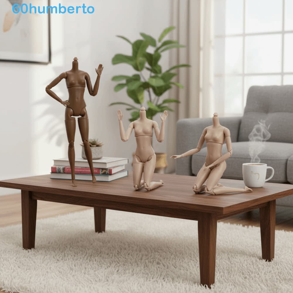 Bonecas BJD Nuas Articuladas HUMBERTO , Boneca Super Modelo Móvel De Corpo Muscular , De Figura De Ação Removível