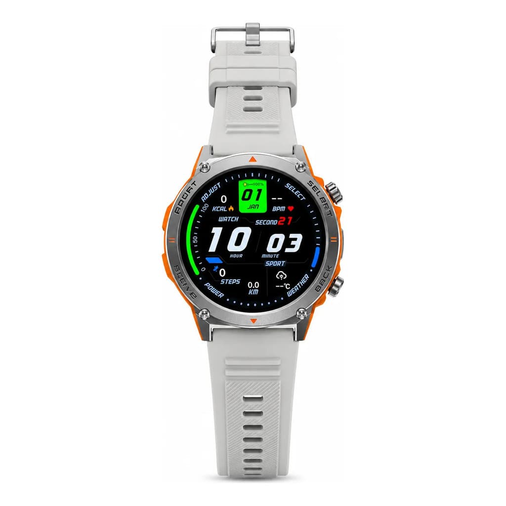 Relógio Inteligente Smartwatch Esportivo AMOLED 1,43" IP68 Faz Chamadas Notificações Monitor Cardíaco para Android iOS