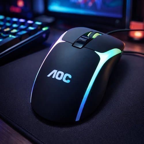 Mouse Gamer RGB 7200 DPI Alta Precisão Sensibilidade Ajustável Ergonômico Confortável para PC Notebook Jogos Computador