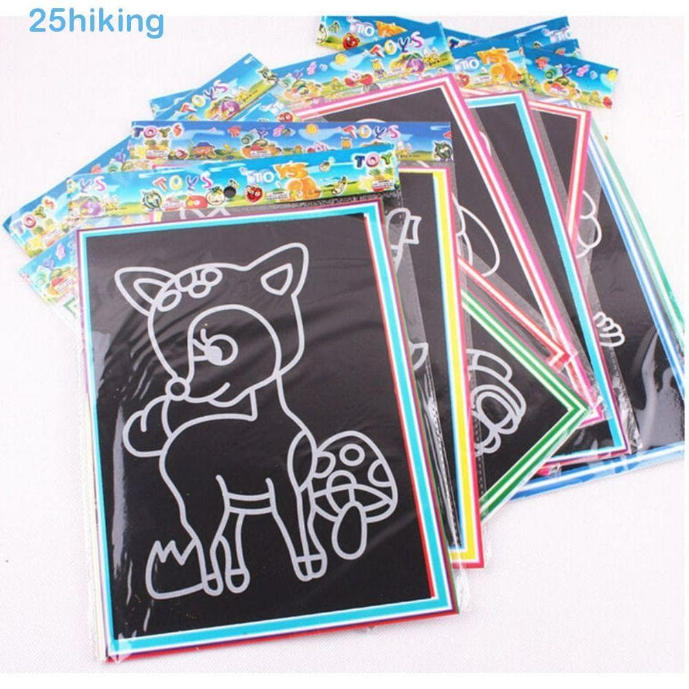 10 Pçs Magia Doodle Placa Cartões Adesivos Brinquedo Educativo Arte Criança Pintura Brinquedos Das Crianças Zero