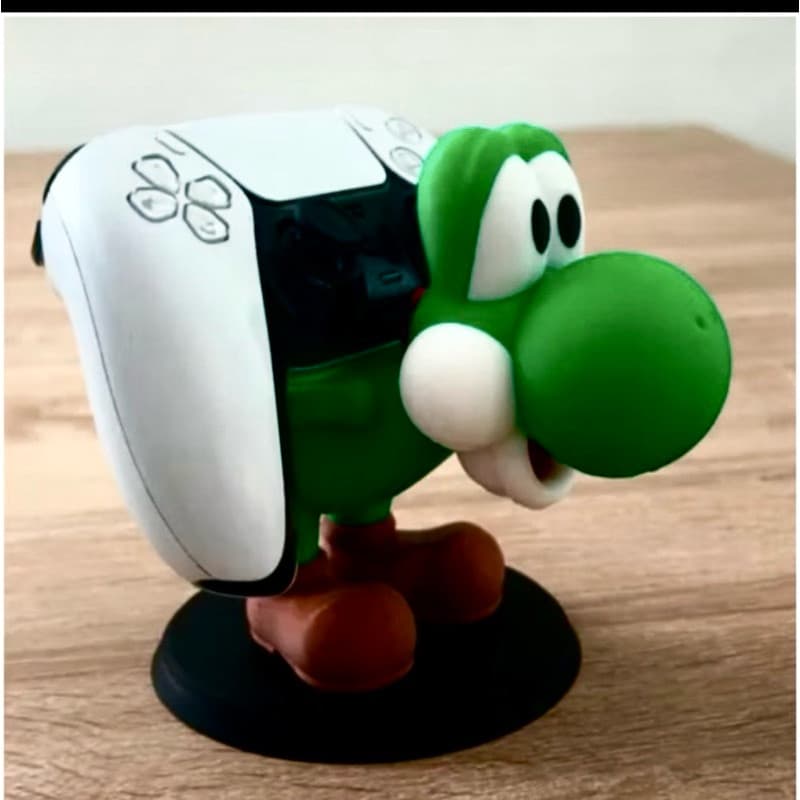 Suporte para Controle Videogame Yoshi Gamer Compatível Xbox Nintendo PS4 PS5 Decorativo para Setup