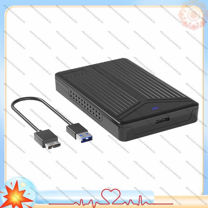 [Em Vendas E] SATA Para USB 3.0 HDD Case Gabinete Externo De 2.5 Polegadas SSD Disco Rígido Notebook PC