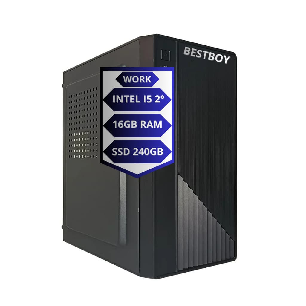COMPUTADOR WORK MACHINE BESTBOY INTEL CORE I5 2º 16GB RAM SSD 256GB