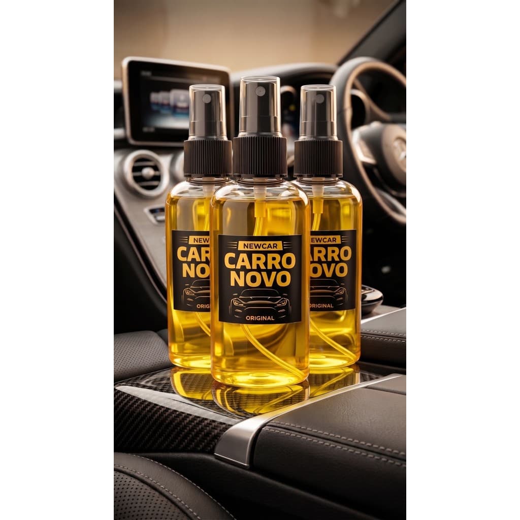 NOVO Kit Cheirinho CARRO NOVO Spray Automotivo para Carro Aromatizante de Qualidade Concentrado NEWCAR