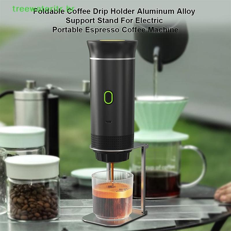treewateritr Suporte Portátil Dobrável Para Cafeteira Com Base Máquina De Café Expresso Uso Em Escritório br