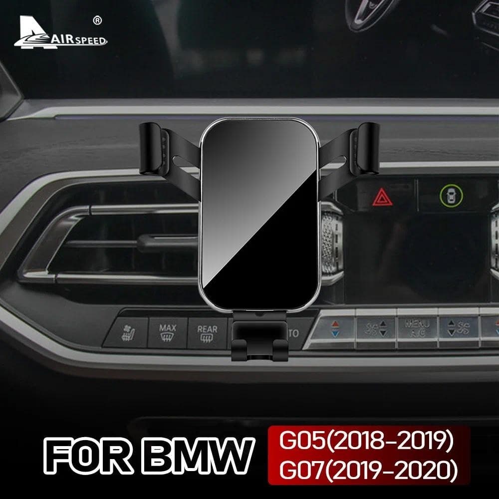 AIRSPEED Suporte Do Telefone Móvel Carro De Montagem Ventilação Ar Para BMW X5 G05 X7 G07 Acessórios Rotação 360 Graus G