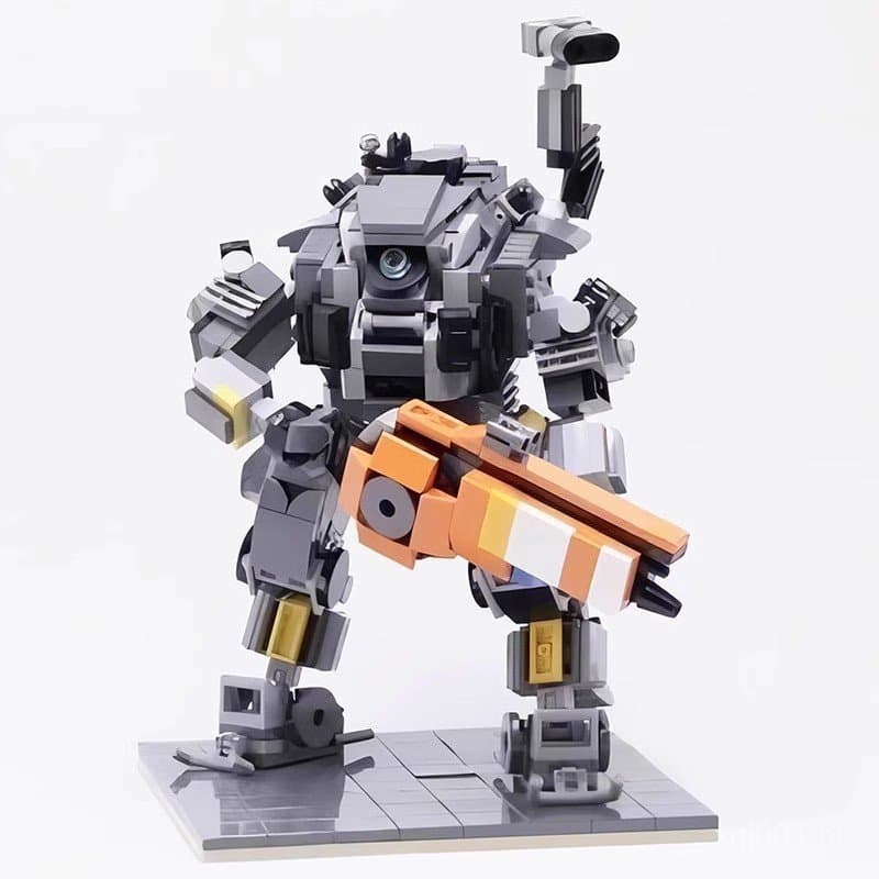 Blocos de montar MOC compatíveis com Lego, blocos de montar educativos, mecha criativa de Titanfall 2, brinquedo da clas
