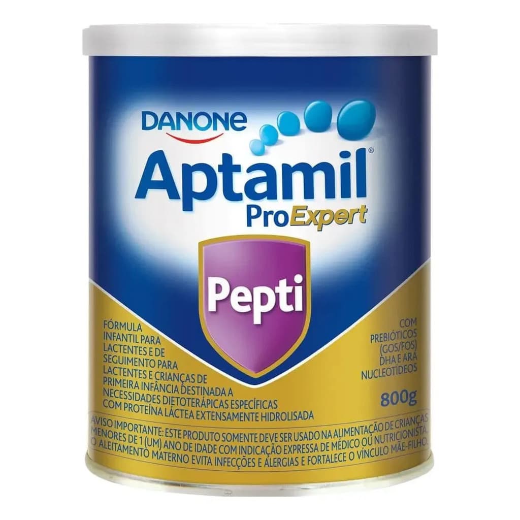 Fórmula Infantil Em Pó Sem Glúten Danone Aptamil Proexpert Pepti 800gr Sem Sabor