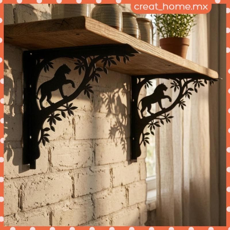 [Creat_home] Suporte De Prateleira Triangular Suportes Angulares Montados Na Parede Contemporâneo Rústico Direito