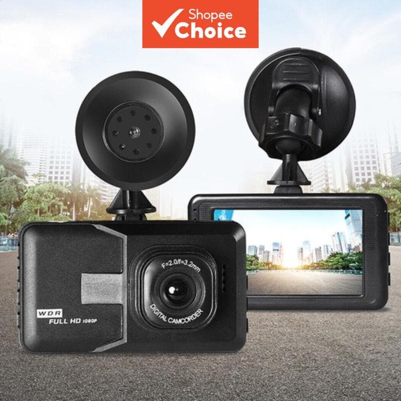 1080p Dash Cam Full HD 3 Polegadas LCD Carro Dvr Gravador De Vídeo Traseiro Dianteiro G-sensor