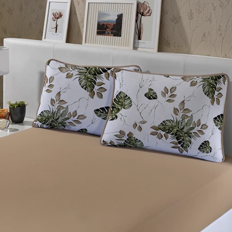 3 Jogo De Lençol Cama king Queen casal3 Peças Com Elástico 100% Algodão Malha - Kit Lençol e Fronha Casal Queen