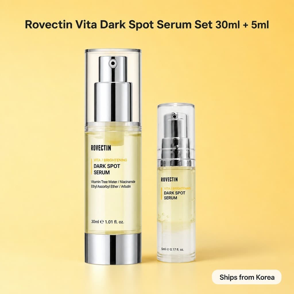 Rovectin Vita Dark Spot Serum 30ml + 5ml - Sérum Vitamina C Manchas Coreano