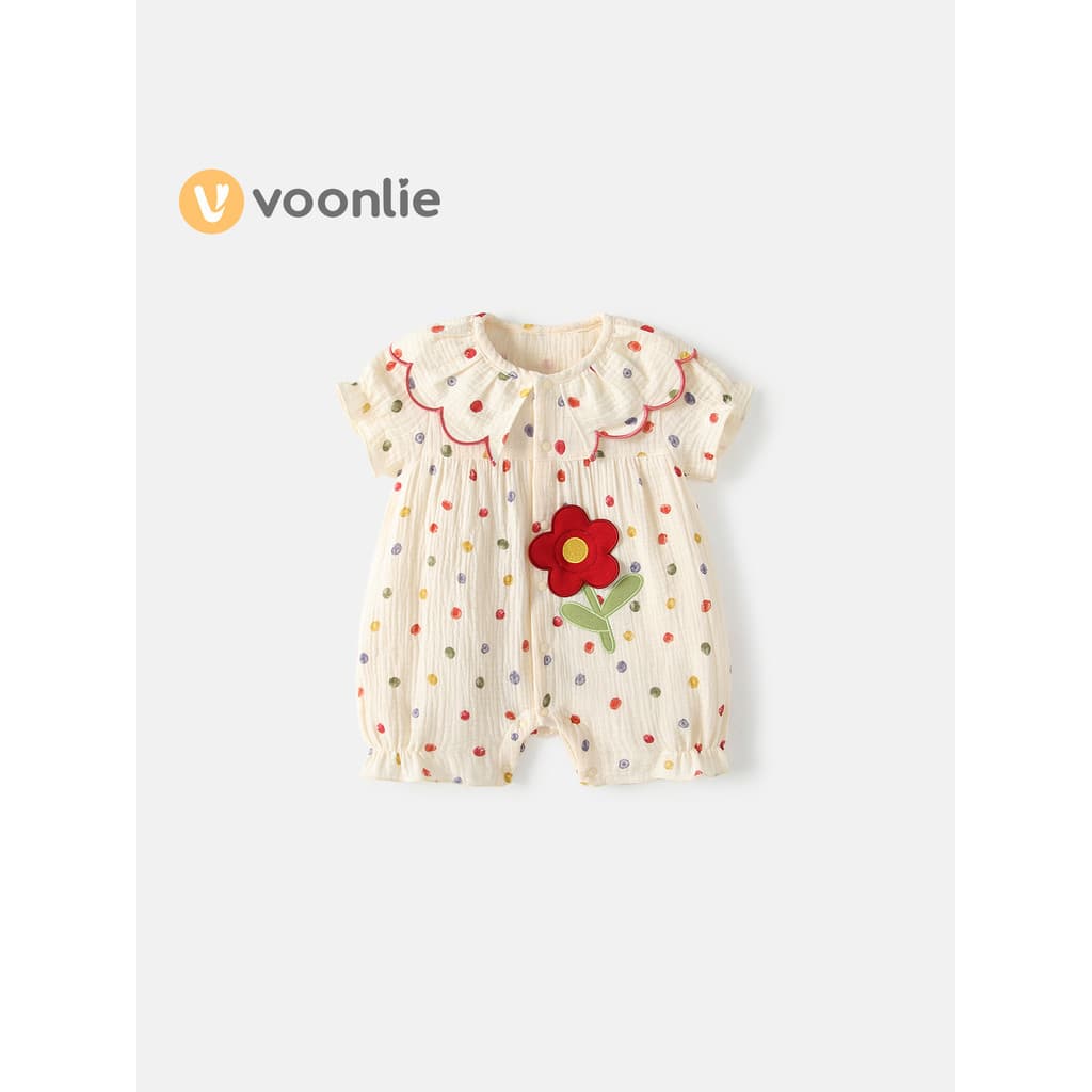 Bebê roupas de bebê roupas de verão estilo fino macacão da menina do bebê recém-nascido princesa Outing macacão de manga