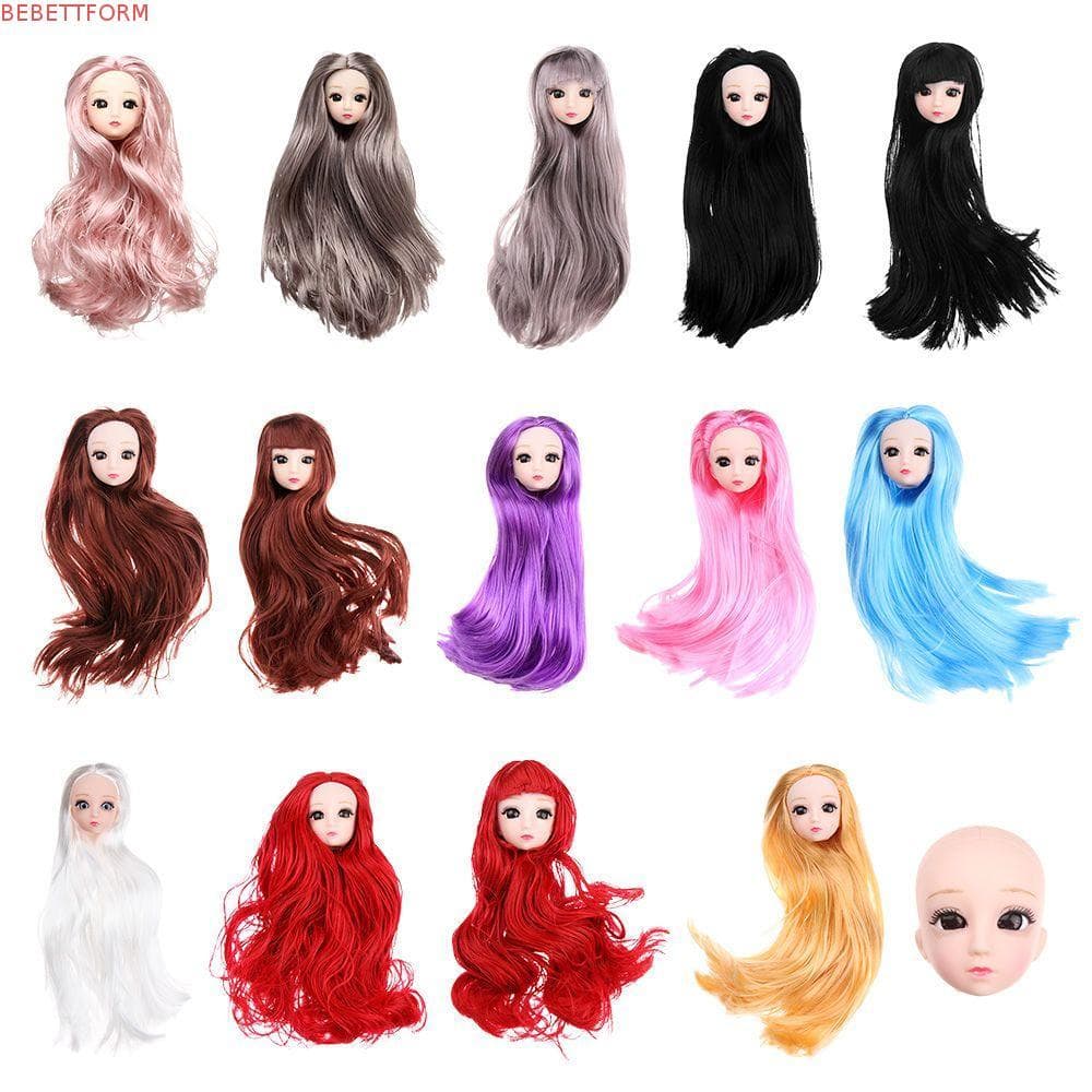 30 Bonecas Olhos Articulados Penteados Longos 1/6 BJD Acessórios Para Antigas