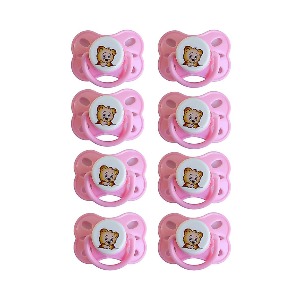 Kit 10 Chupetas Magnética Para Boneca Bebê Reborn- Com Imã