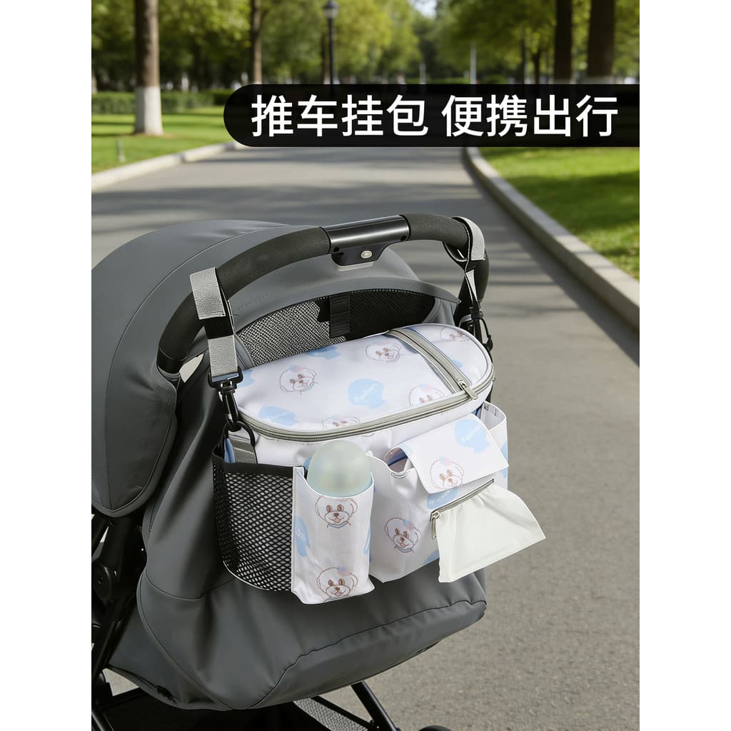 Bolsa de armazenamento para carrinho de bebê, bolsa de armazenamento para carrinho de bebê, ferramenta útil para caminha
