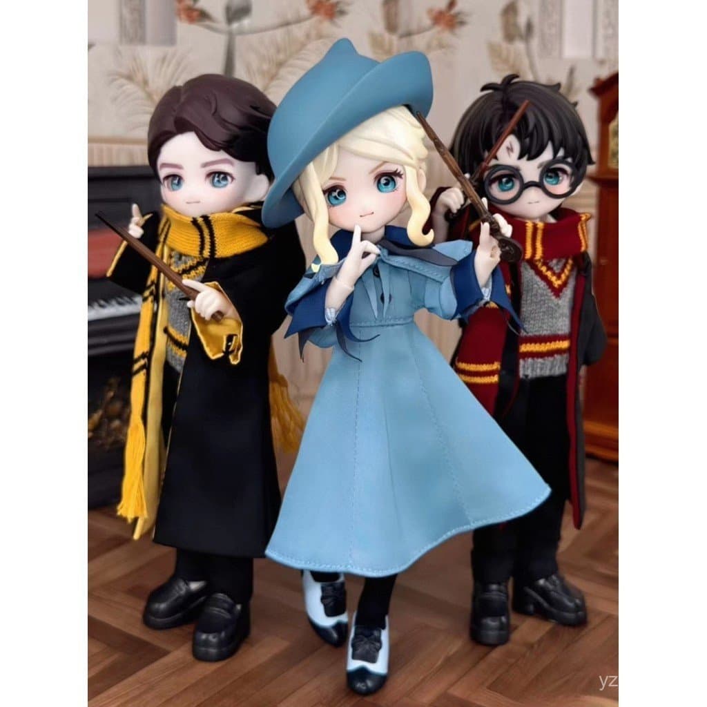 come4free Série Harry Potter Boneca Articulada BJD Caixa Surpresa 15 cm Figuras de Ação Ornamentos Brinquedos de Moda Pr