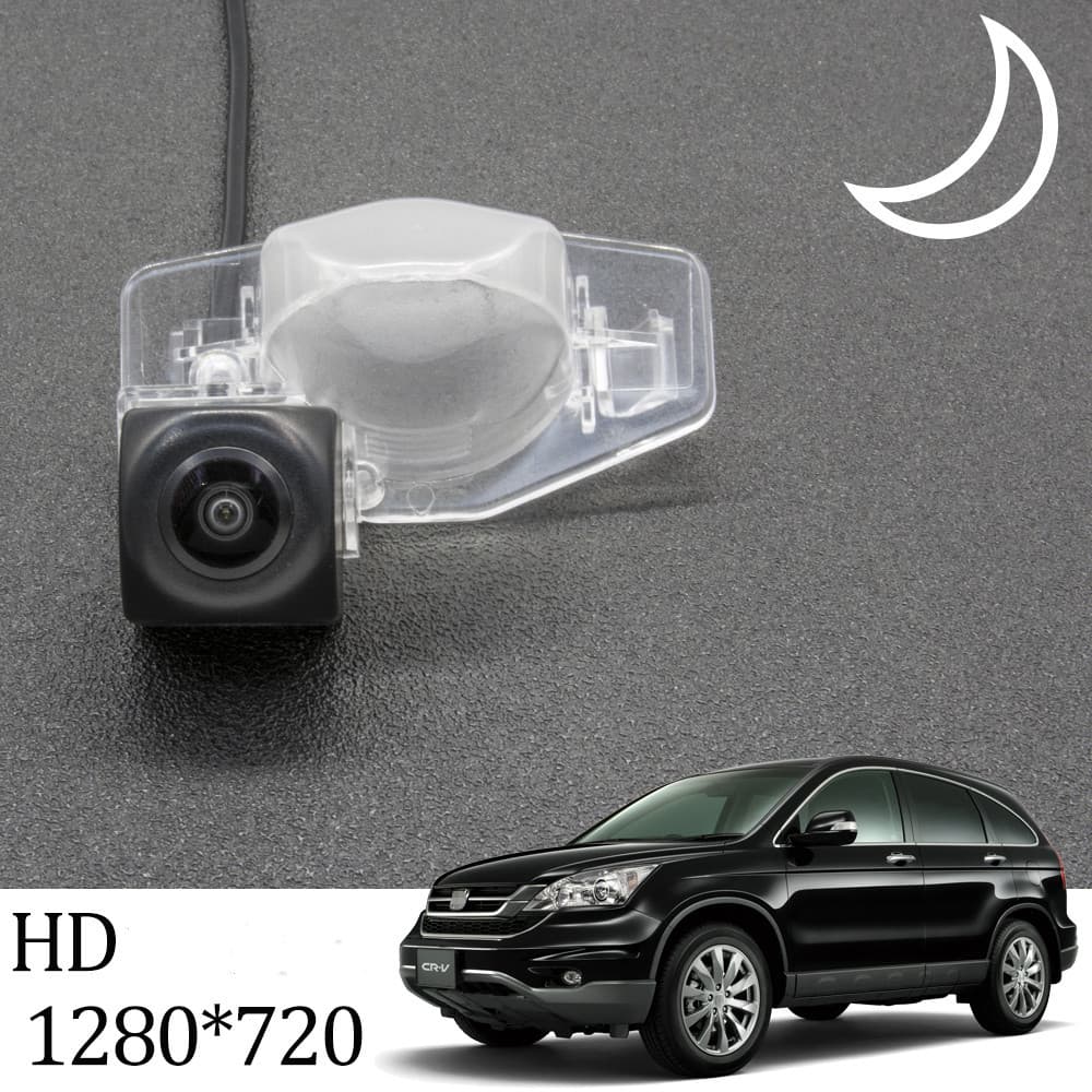 Câmera De Visão Traseira Do Carro HD 1280 * 720 Para Honda CR-V CRV SUV MK3 2007-2014 (Novo) Fit II 08-18